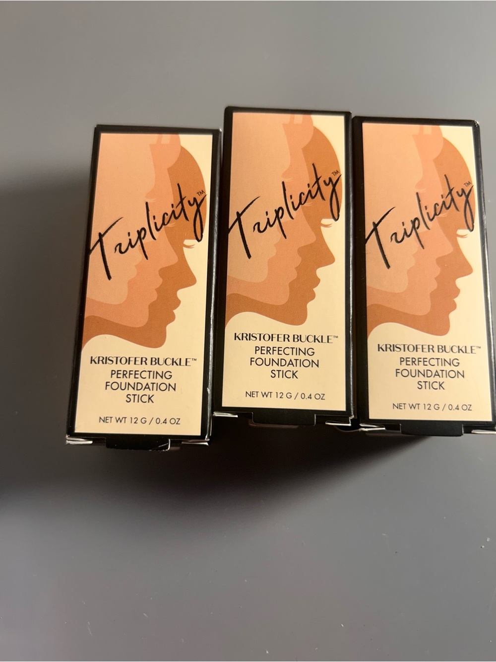 Perfecting Foundation Stick — Warm Beige medium tone (all 3)